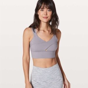 Lululemon Wild Twist Bra Dusty Dawn Size 8